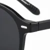 Fashionable and versatile black round-framed polarized sunglasses, trendy sunglasses for both men and women, and UV-resistant sunglasses Application Scenario